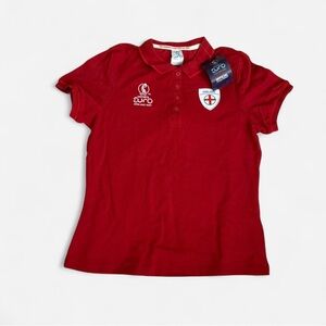 UEFA 2022 Women's Red Polo Shirt